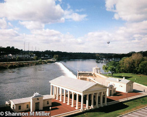 Backyard of Philadelphia Art Museum