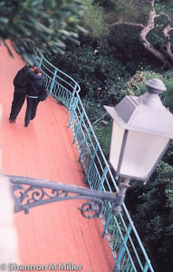 Couple on Promenade-Genoa Italy