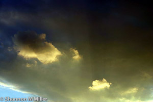 Evening Sky with Clouds