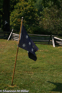 Flag with Soldier - in Bkgd